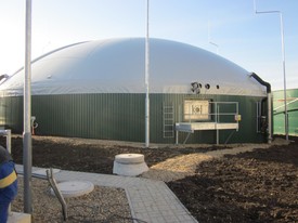 Realization of biogas